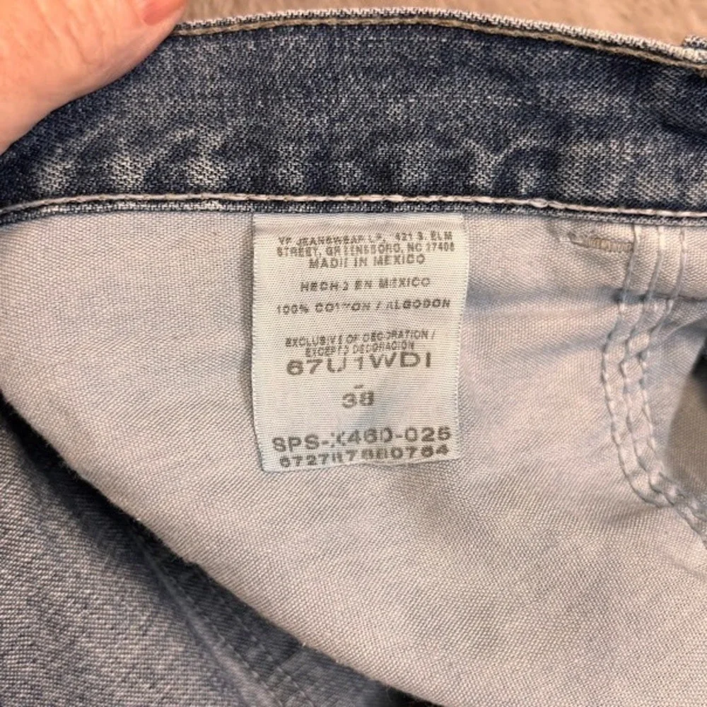 Wrangler Hero Mens Five Star Premium Denim Carpenter Shorts Blue Relaxed Fit 38
